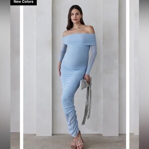 Chic Off-Shoulder Long Sleeve Dress